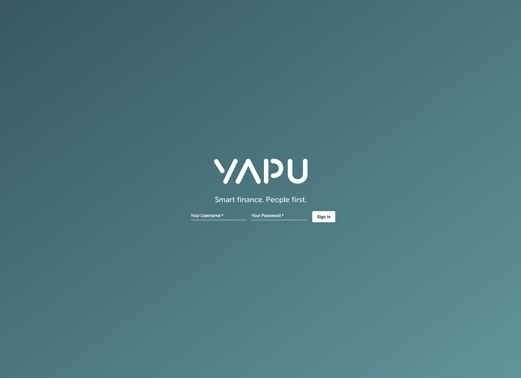 YAPU platform dashboard